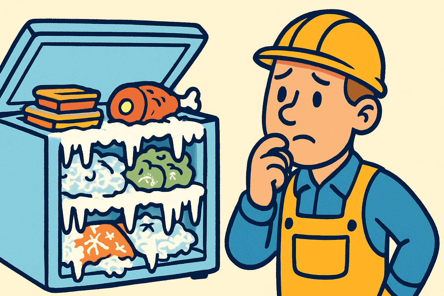 Freezer Too Cold and Frosting Up? 4 Causes and Fixes