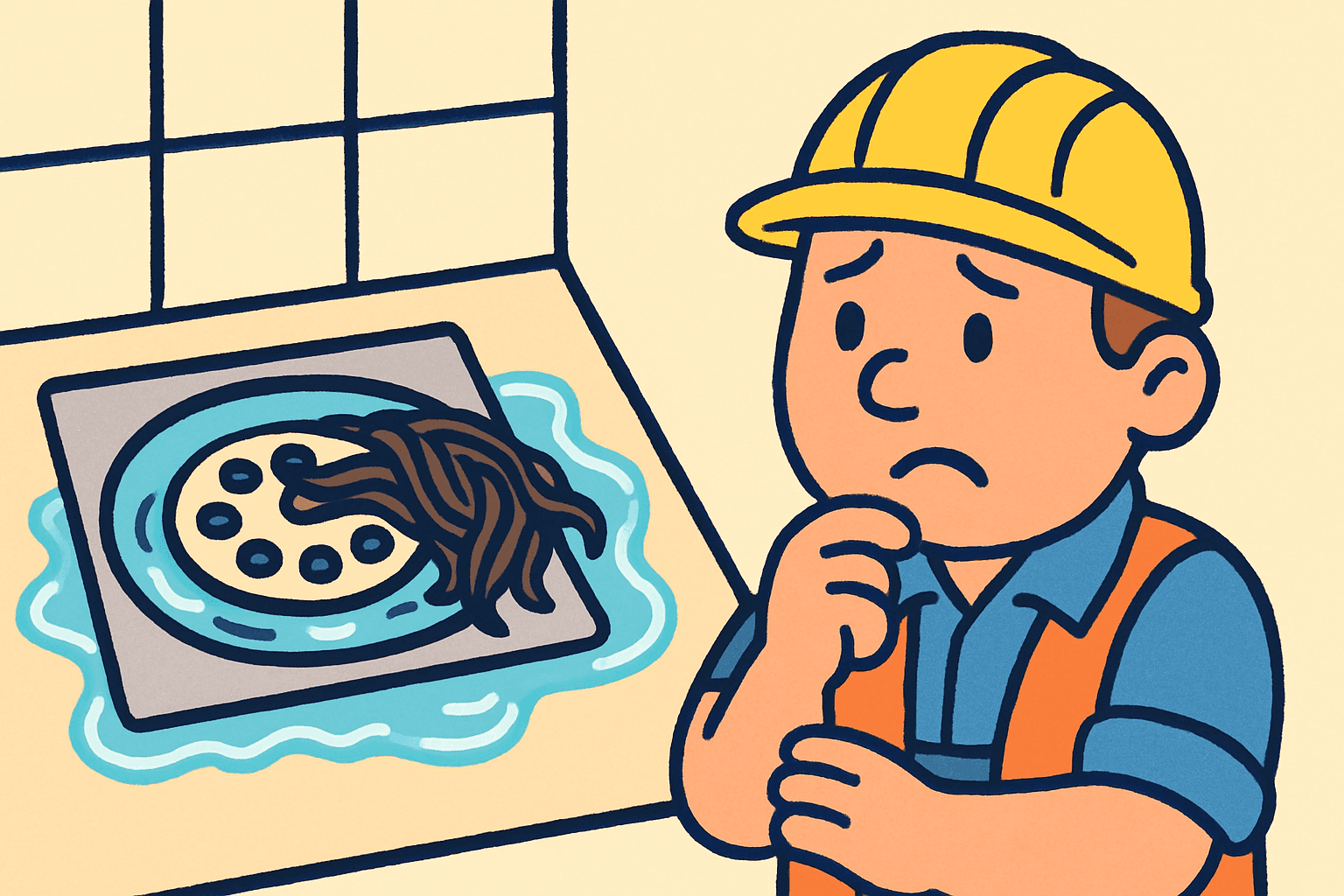 Shower Drain Clogged With Hair? Clear It Without Chemicals