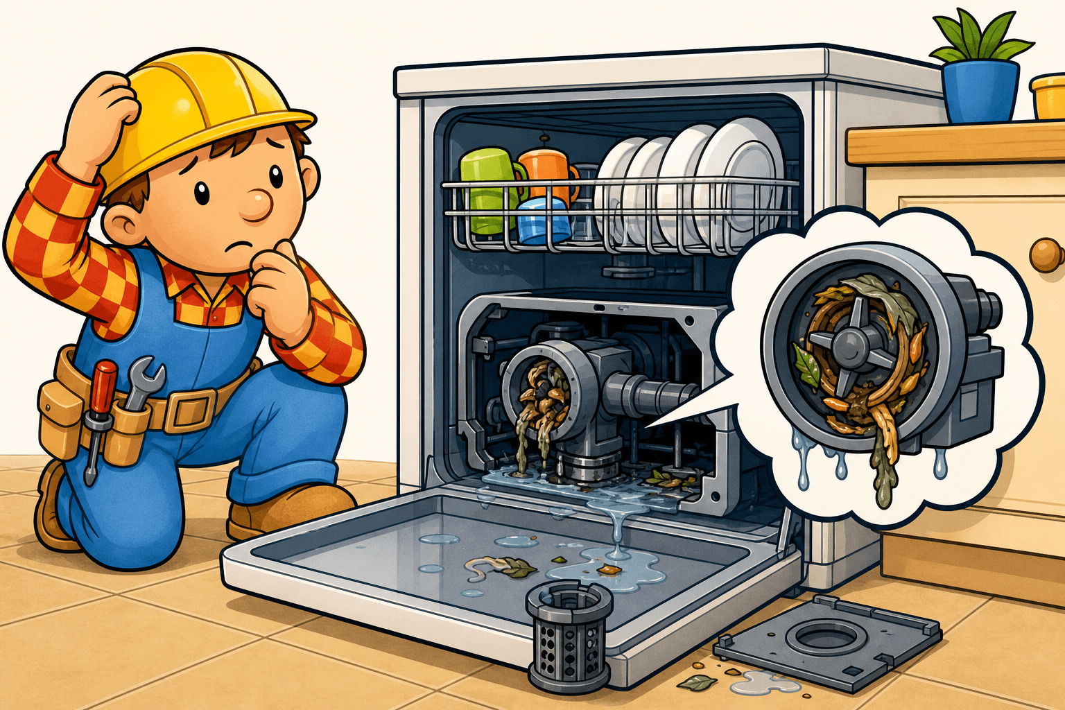 Bosch Dishwasher E25 Error: Clear the Drain Pump in 20 Minutes