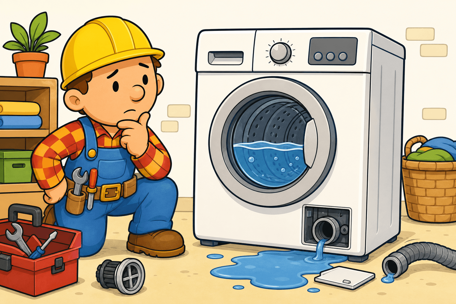 Bosch Washing Machine E18 Error? Clear the Drain Fault Yourself