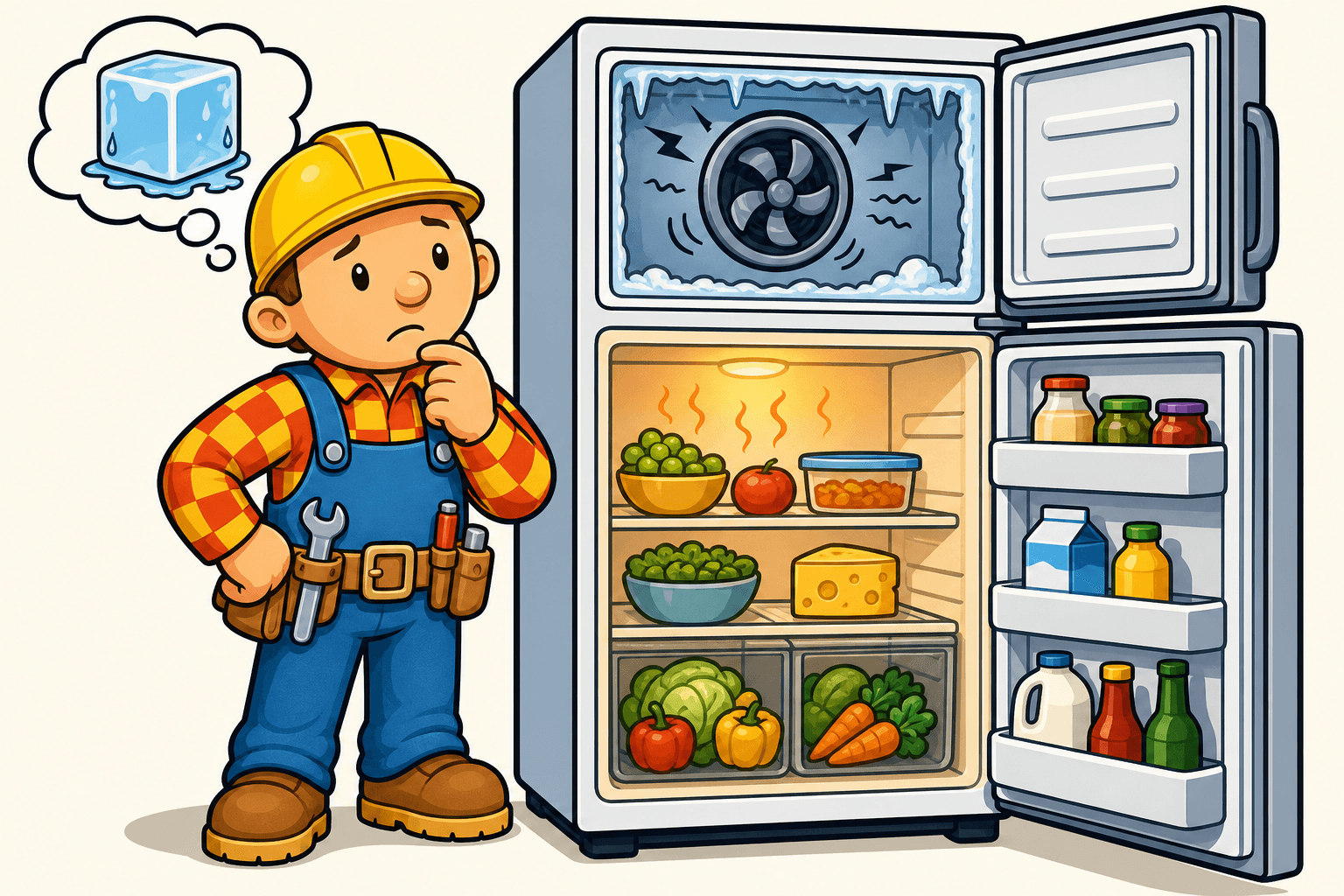 LG Refrigerator ER FF Error? The Freezer Fan, Step by Step